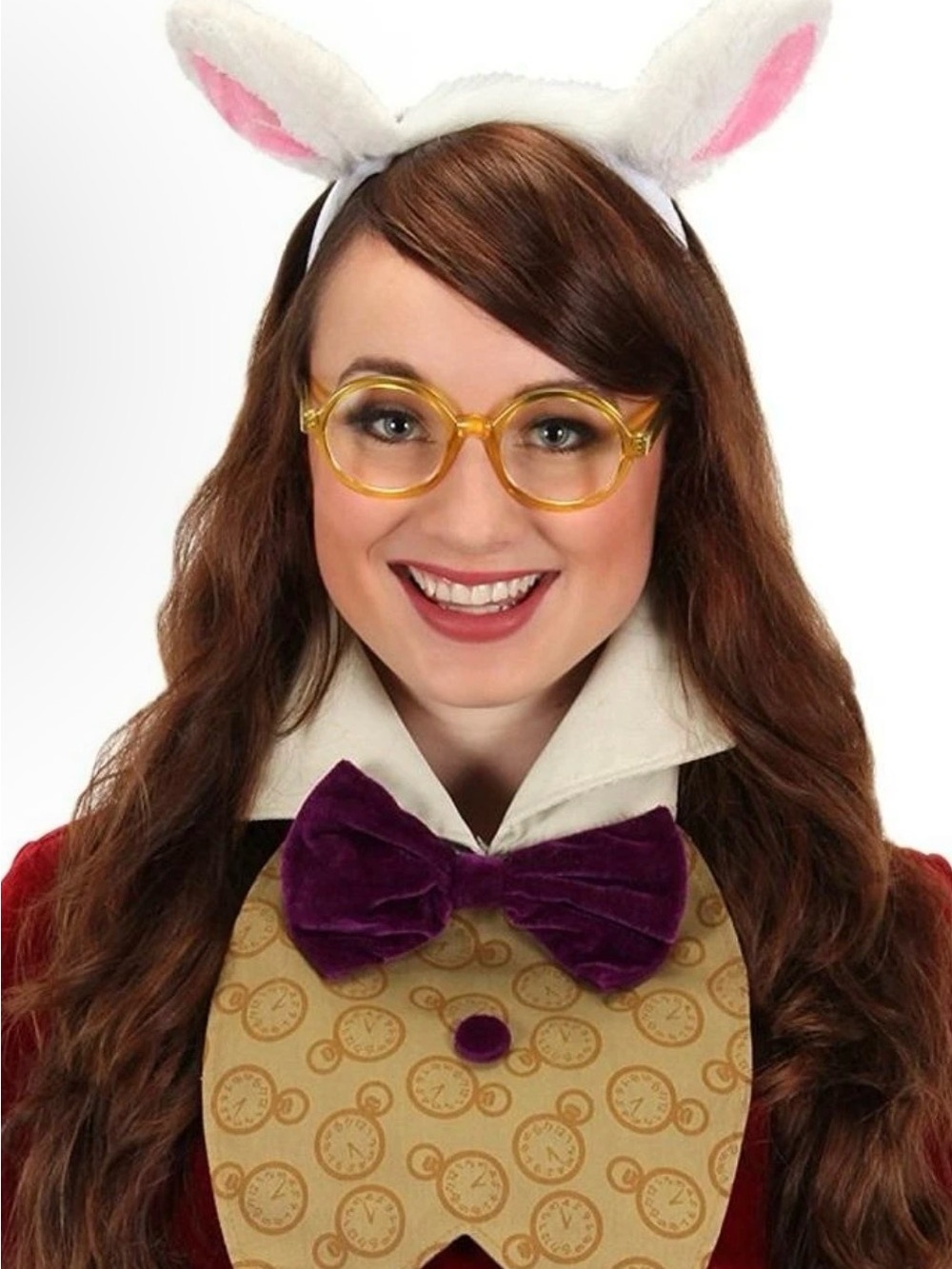NWT Elope Disney Alice In Wonderland The White rabbit Assc. Kit w/white gloves
